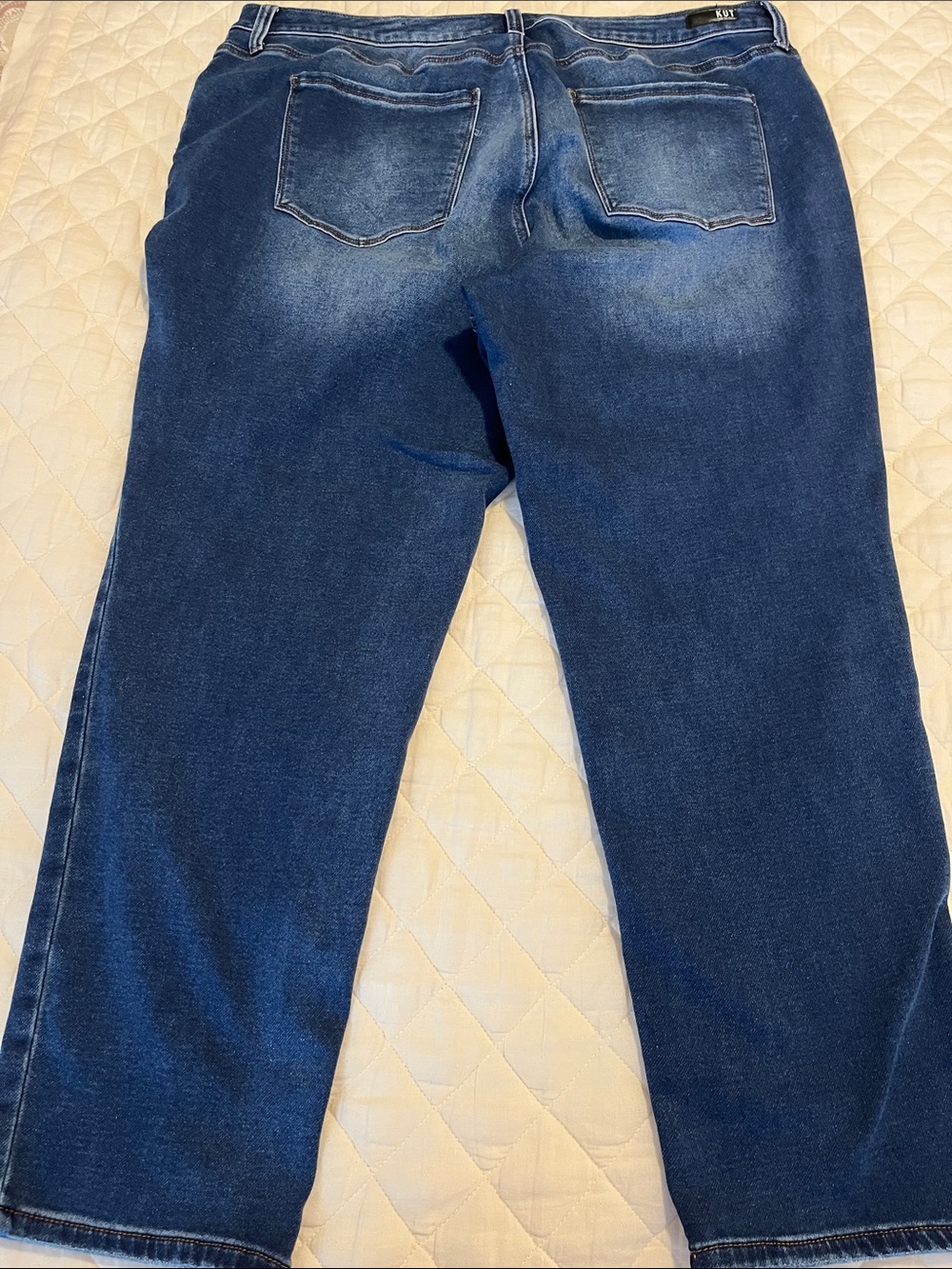 Kut from the Kloth Reese High Rise Ankle Straight Jean 22 22W - Picture 7 of 8